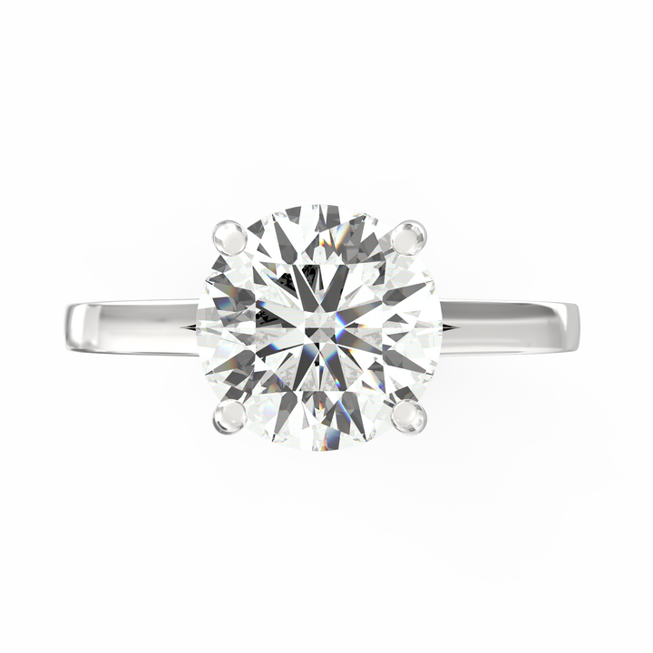 Glimmering Solemnity Solitaire Ring Proposal Ring