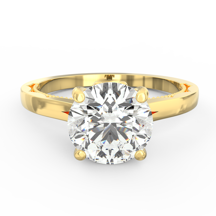 Glimmering Solemnity Solitaire Ring Proposal Ring