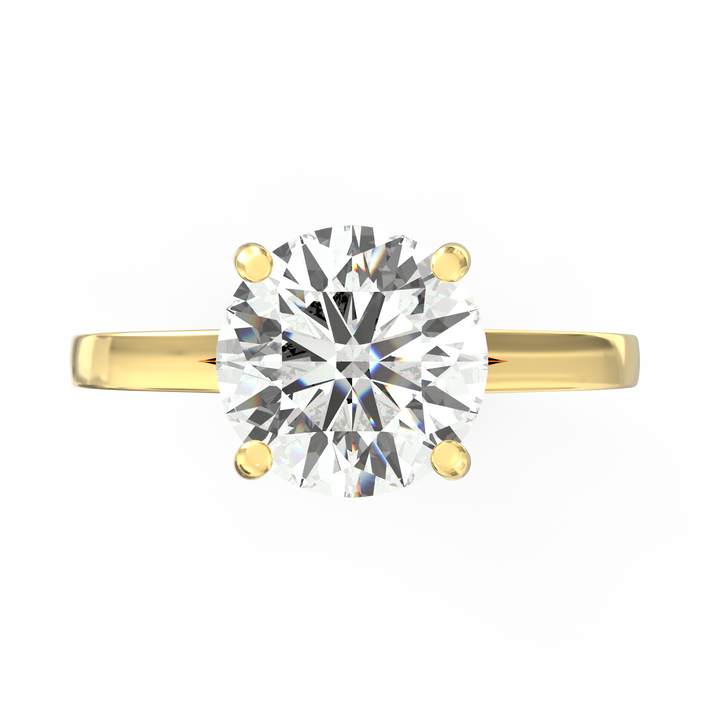 Glimmering Solemnity Solitaire Ring Proposal Ring