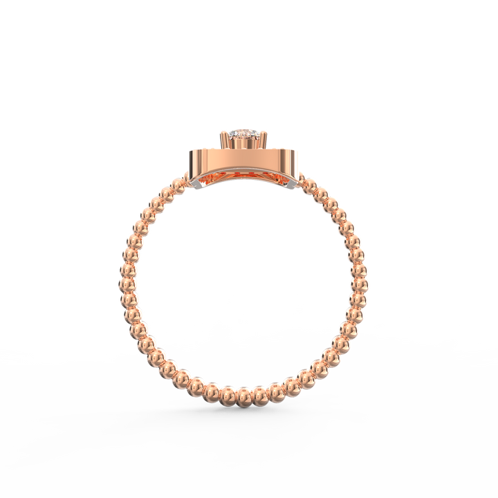 Infinite Elegance Square Halo Round Diamond Engagement Ring