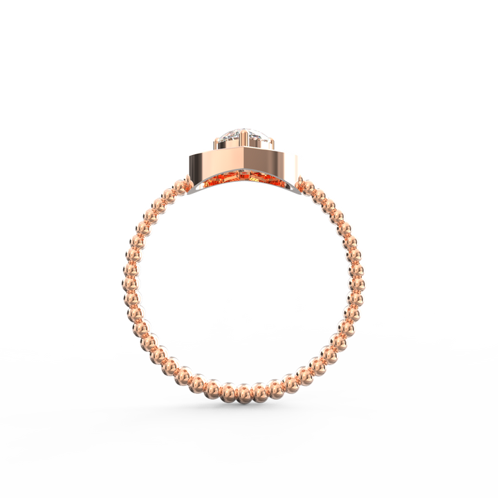 Heavenly Heart Diamond Proposal Ring with Halo
