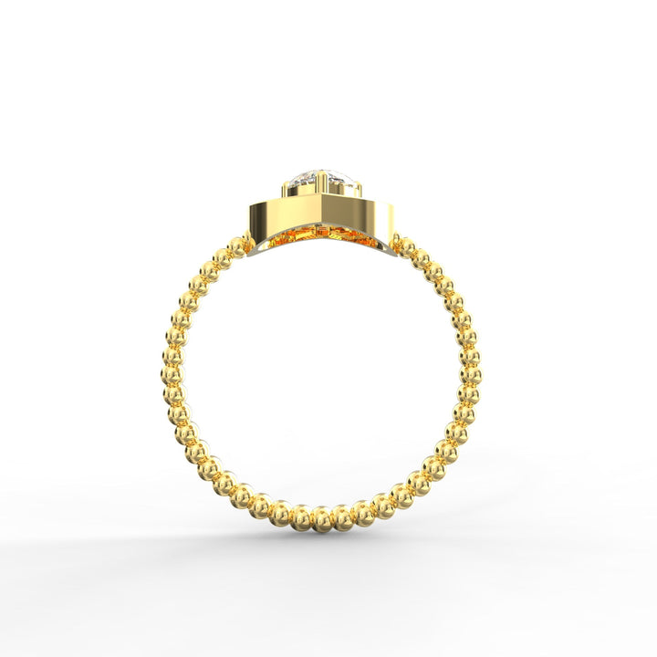 Heart Diamond Proposal Ring