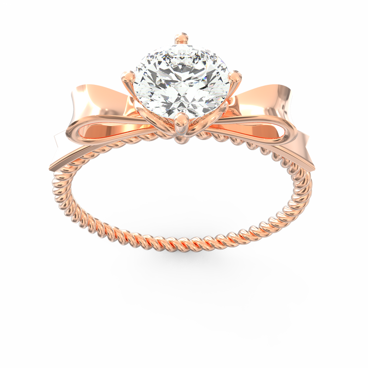 Proposal Ring with a Ribbon