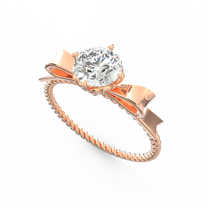 Proposal Ring with a Ribbon