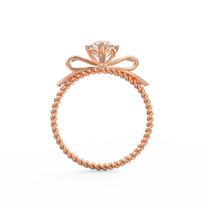 Proposal Ring with a Ribbon