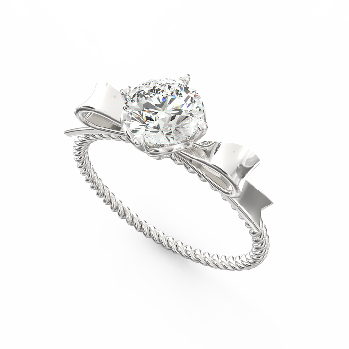 Proposal Ring with a Ribbon
