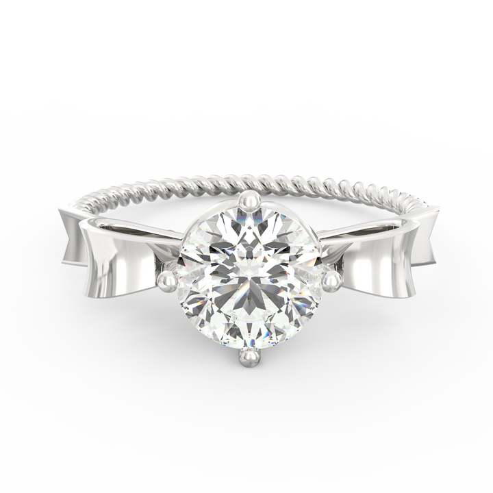 Proposal Ring with a Ribbon
