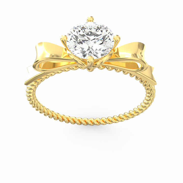 Proposal Ring with a Ribbon
