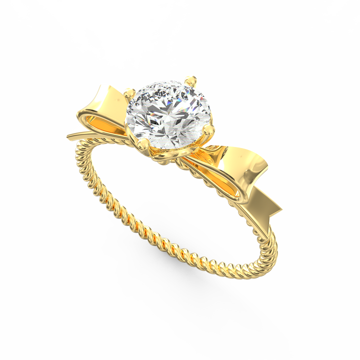 Proposal Ring with a Ribbon