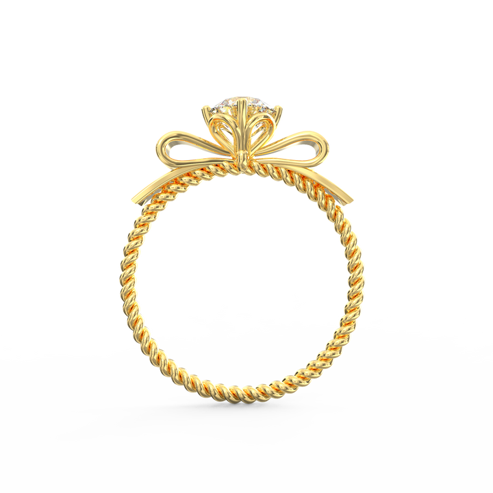 Proposal Ring with a Ribbon