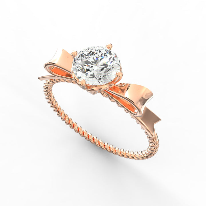 Proposal Ring with a Ribbon