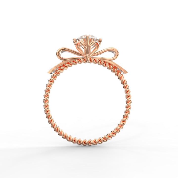 Proposal Ring with a Ribbon