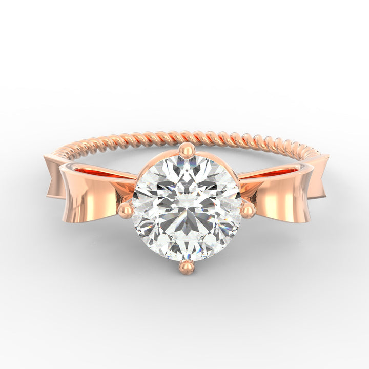 Proposal Ring with a Ribbon