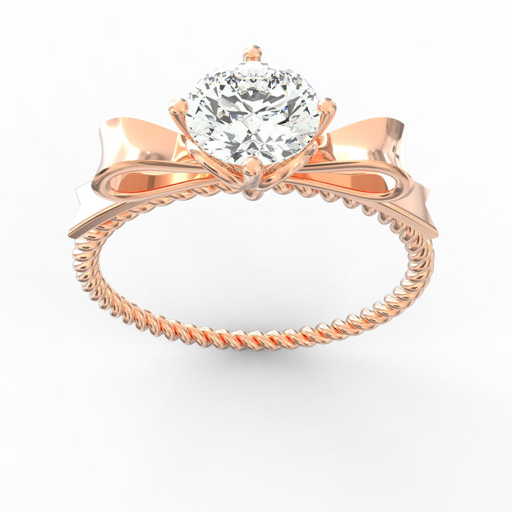 Proposal Ring with a Ribbon
