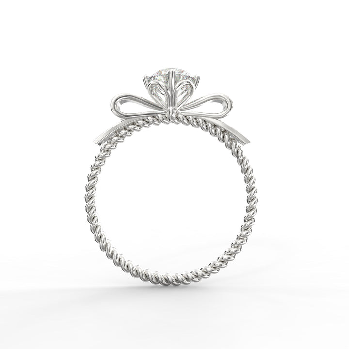 Proposal Ring with a Ribbon