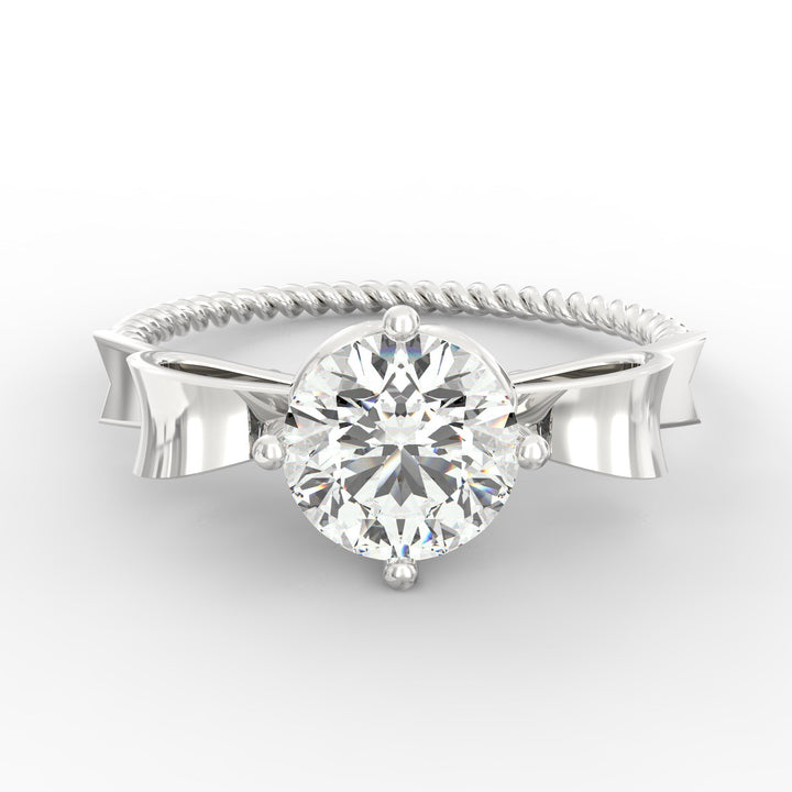 Proposal Ring with a Ribbon