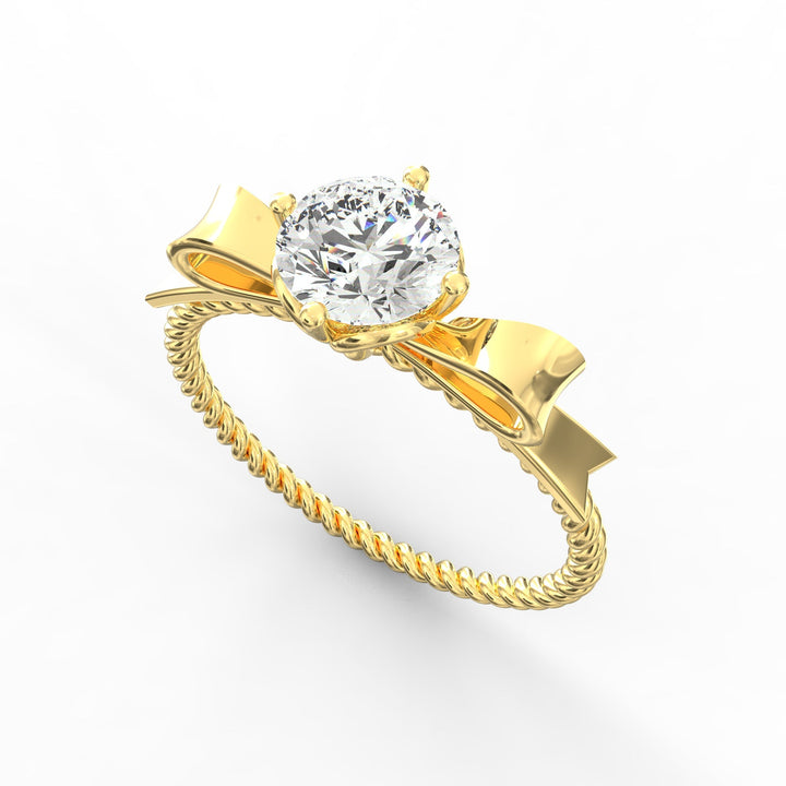 Proposal Ring with a Ribbon
