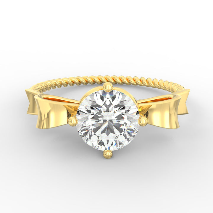 Proposal Ring with a Ribbon