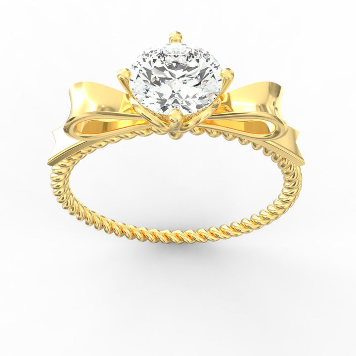 Proposal Ring with a Ribbon