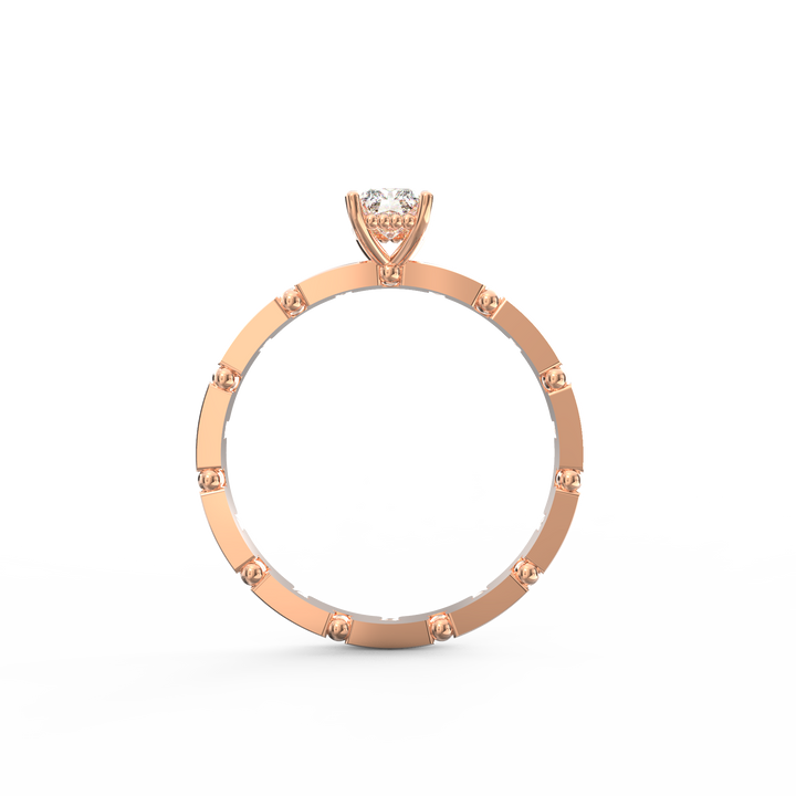 Elegant Emerald Cut Diamond Proposal Ring