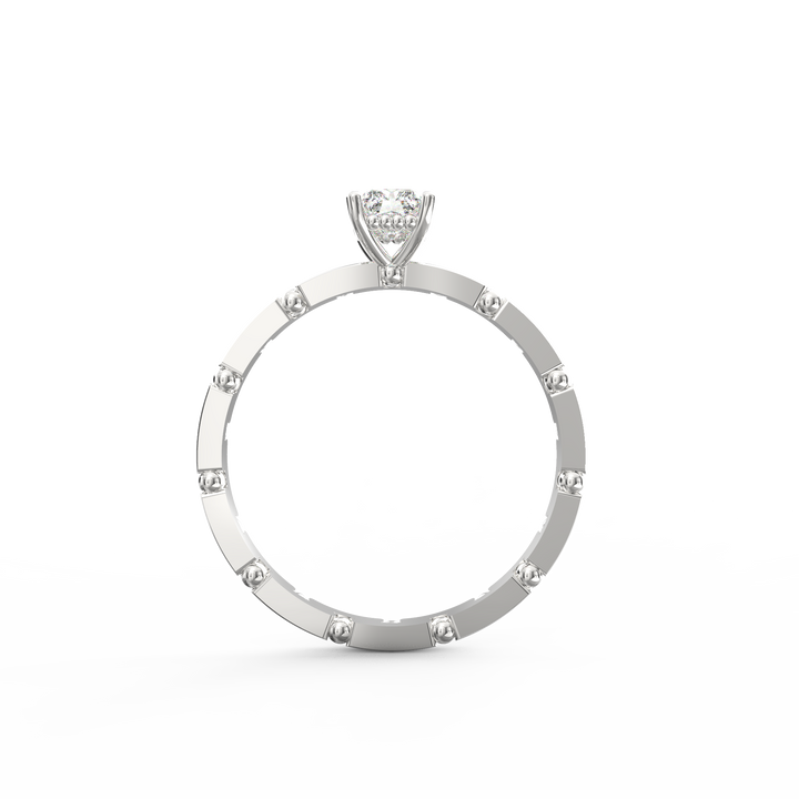 Elegant Emerald Cut Diamond Proposal Ring