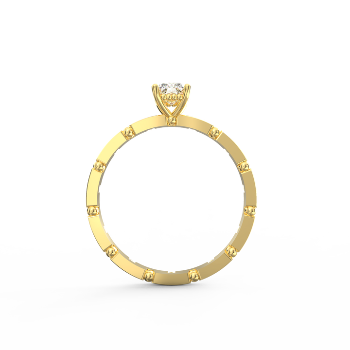 Elegant Emerald Cut Diamond Proposal Ring
