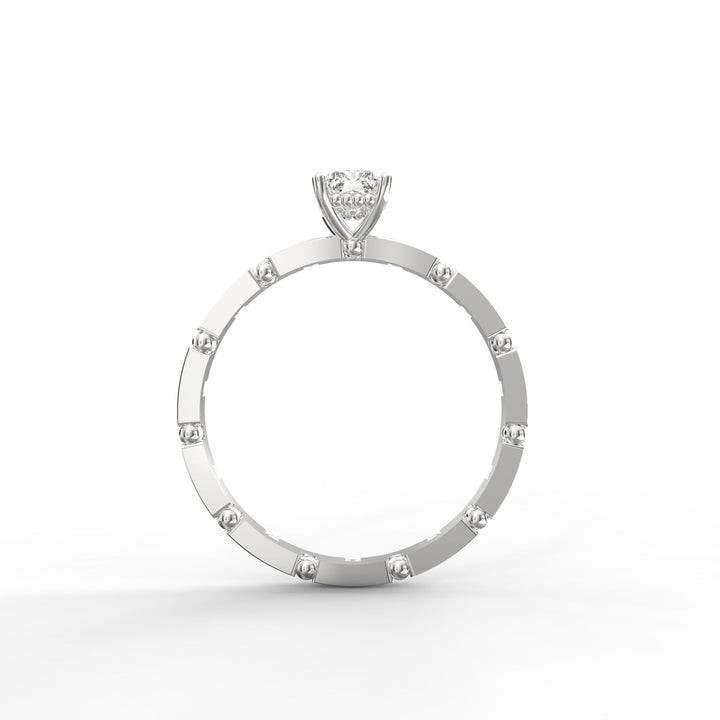 Emerald Cut Diamond Proposal Ring