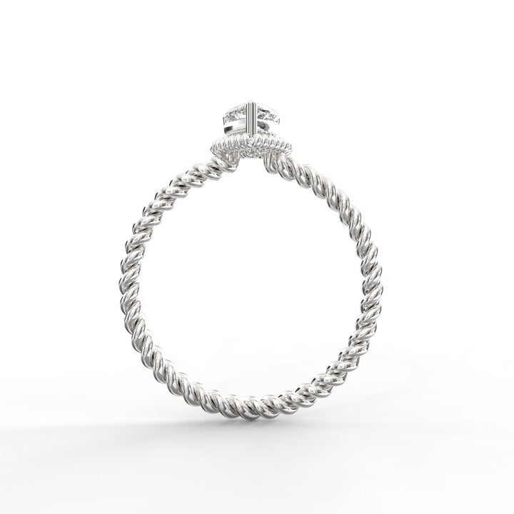 Heart Diamond Proposal Ring