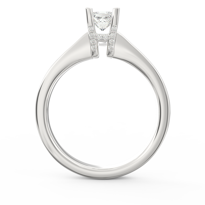 Captured Dreams Princess Cut Solitaire Engagement Ring