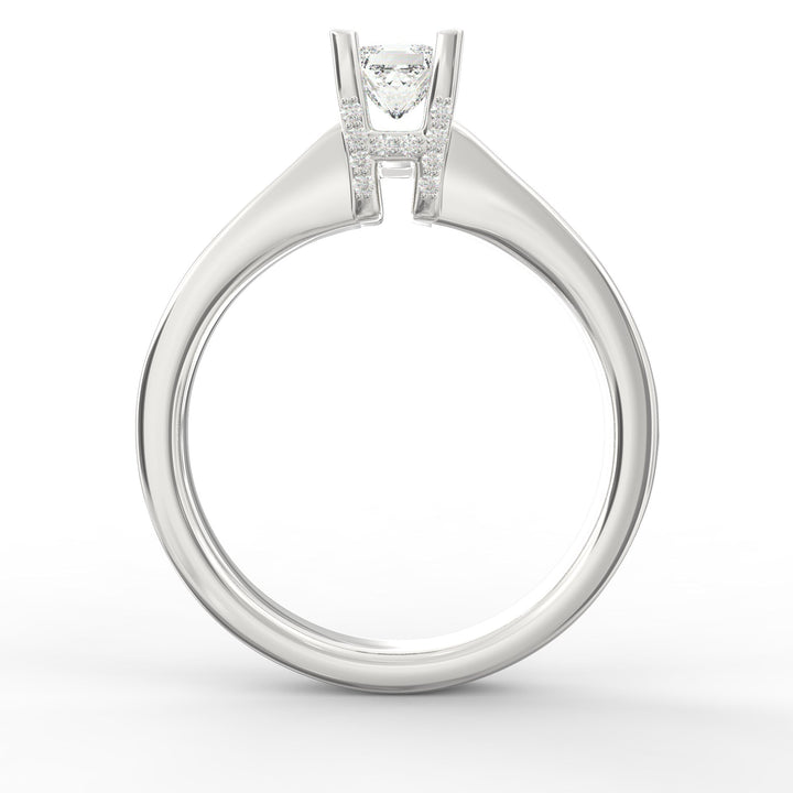 Captured Dreams Princess Cut Solitaire Engagement Ring