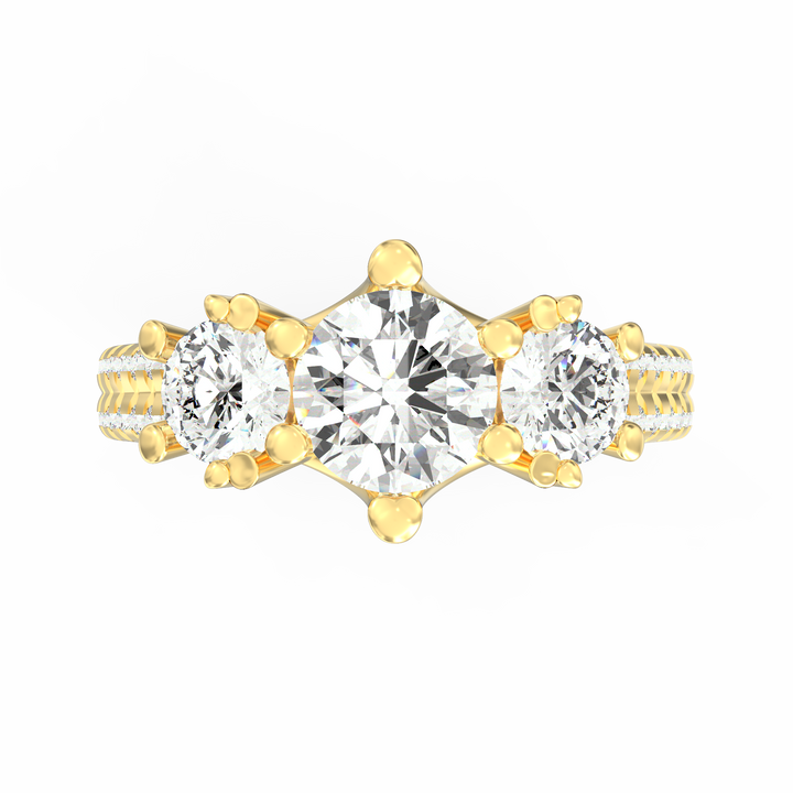 Trilogy Sparkle Three Stone Diamond Ring