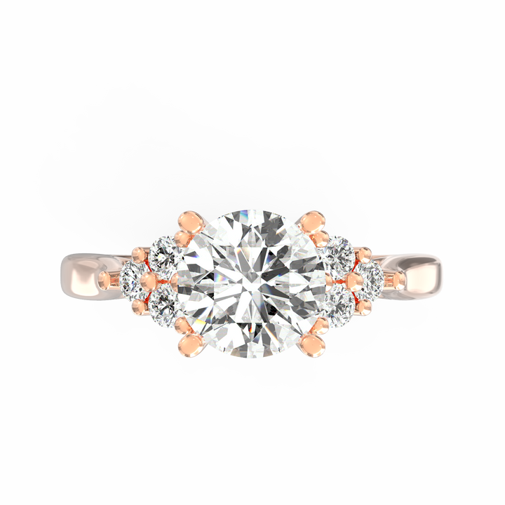 Infinite Love Story Round Cut Solitaire Engagement Ring