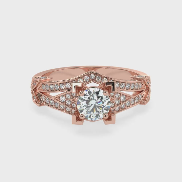 Radiant Brilliance: Solitaire Diamond Wedding Ring