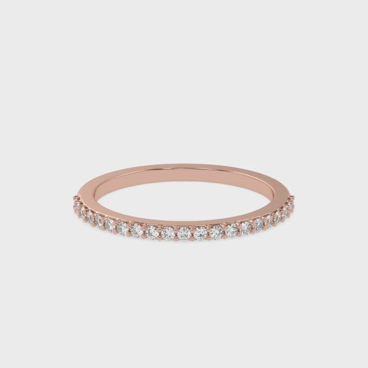 Timeless Sparkle - Prong Set Diamond Band Ring