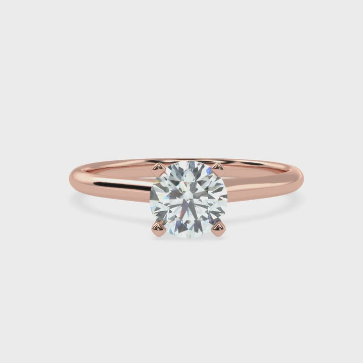 Eternal Sparkle: The Round Solitaire