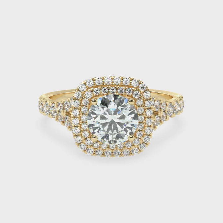 Brilliant Harmony: Solitaire Diamond Ring