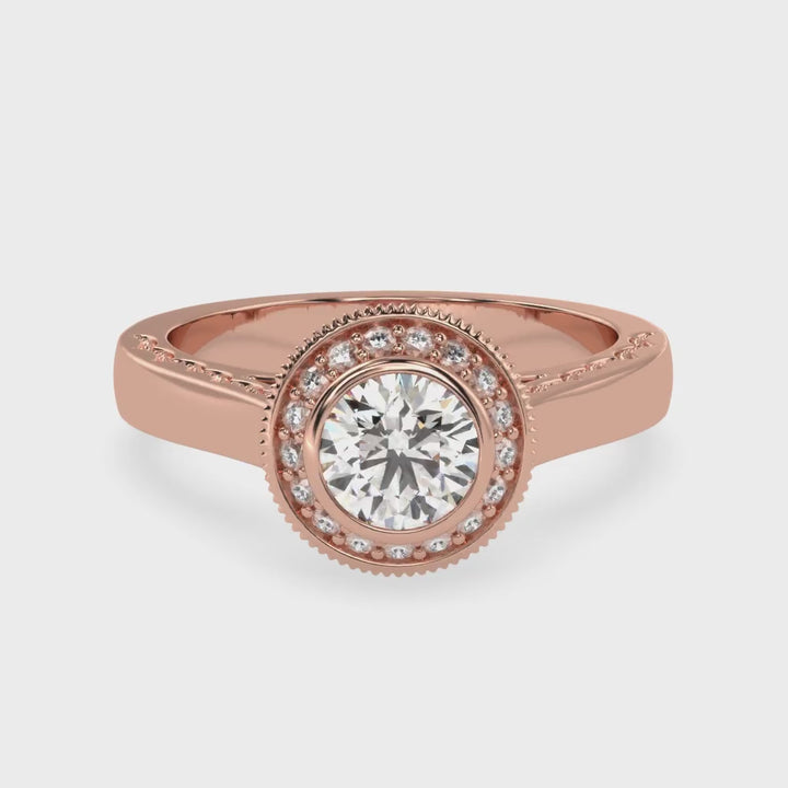 Eternal Grace Solitaire Diamond Ring