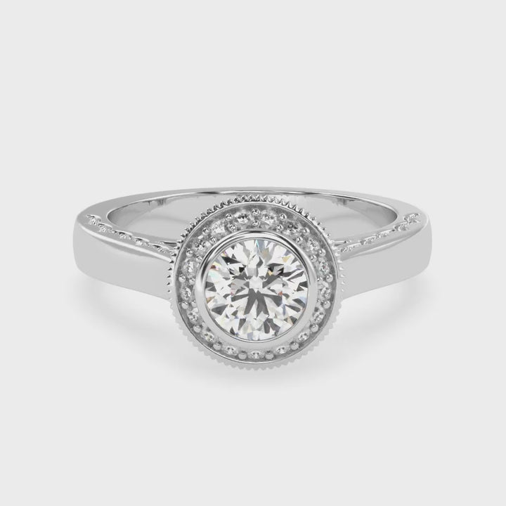 Eternal Grace Solitaire Diamond Ring