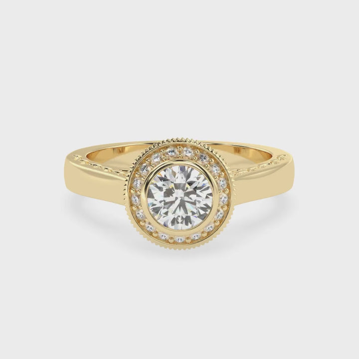 Eternal Grace Solitaire Diamond Ring