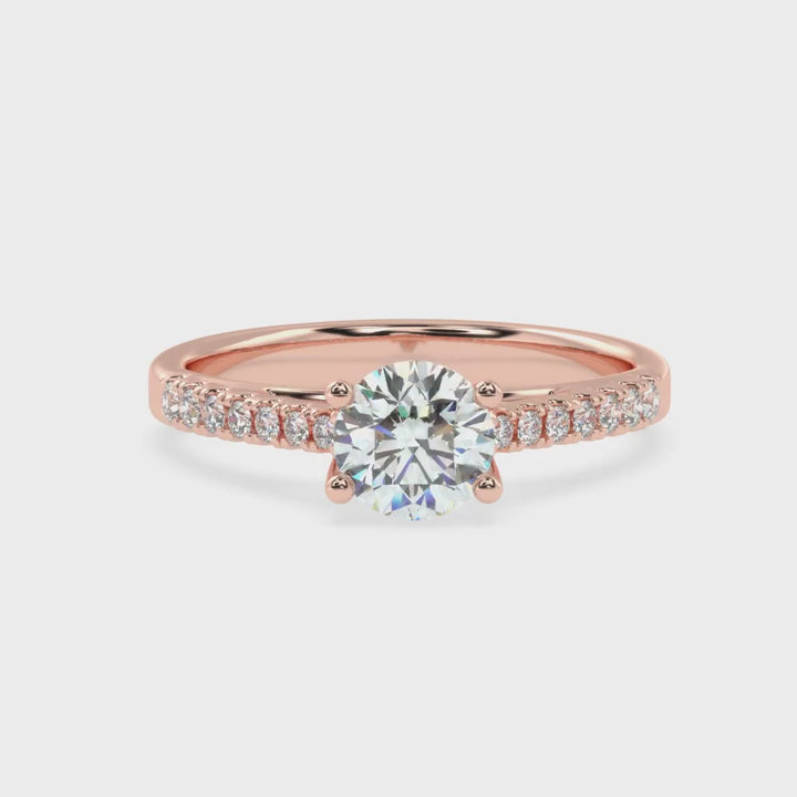 Divya Ratna: The Pristine Solitaire Diamond Ring of Radiant Brilliance