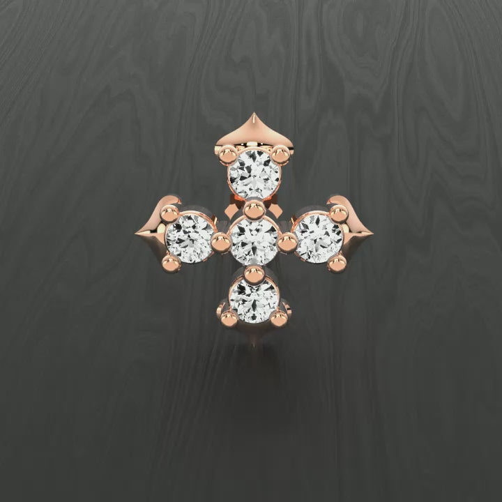 Chic Elegance Diamond Nose Stud