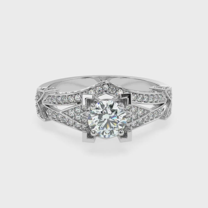 Radiant Brilliance: Solitaire Diamond Wedding Ring