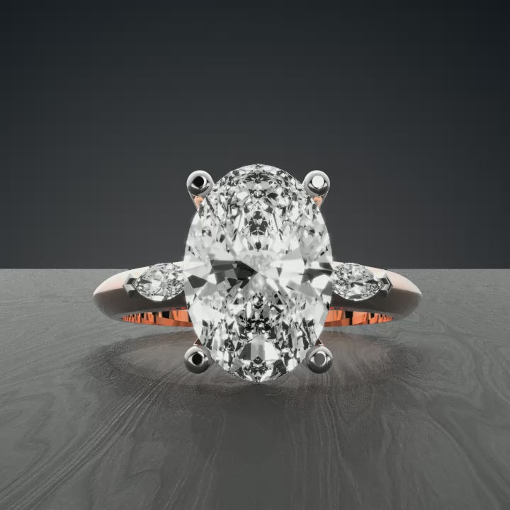 Princess's Eternity Princess Cut Solitaire Diamond Proposal Ring.